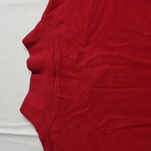 Vintage Newton Trading Co 100% Cotton Red Metal Zipper Made in Turkey Sz L - Picture 8 of 10